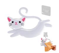 Ratpzou Porte-Serviette | sans perçage, avec Crochet, Rangement Amusant | Support Mural pour Serviette de Bain - pour Maison Appartement Douche Bureau Ferme Restaurant Dormoir RV Cadeau Housewarming