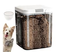 Ratpzou Rangement pour Aliments pour Animaux | 5L Hermétique Étanche Transparent | Grands Contenants de Stockage de Nourriture pour Chien | Friandises Croquettes Céréales Riz Cuisine Placard Plan de