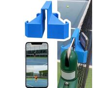 Ratpzou Tennis Net Phone Camera Mount | Dual-Sided Fence Phone Holder | Tennis Net PhoneHolder for Pickleball | for Recording & Streaming | for Match Analysis, Practice & Coaching