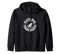 Rats Dig Trans Rights Support Queer Ally LGBTQ - Sweat à Capuche