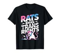 Rats Dig Trans Rights Support Queer Ally LGBTQ - T-Shirt