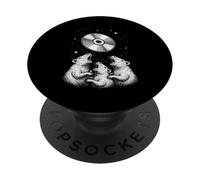 Rats Howling At CD Moon PopSockets PopGrip Adhésif