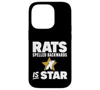 Rats Spelled Backwards is Star Meme Rat Animal Lover Coque pour iPhone 14 Pro