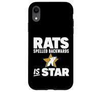 Rats Spelled Backwards is Star Meme Rat Animal Lover Coque pour iPhone XR