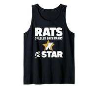Rats Spelled Backwards is Star Meme Rat Animal Lover Débardeur