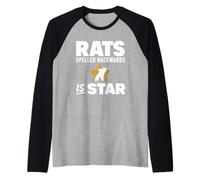 Rats Spelled Backwards is Star Meme Rat Animal Lover Manche Raglan
