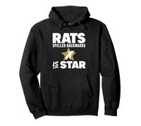 Rats Spelled Backwards is Star Meme Rat Animal Lover Sweat à Capuche