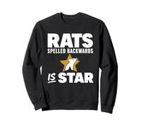 Rats Spelled Backwards is Star Meme Rat Animal Lover Sweatshirt