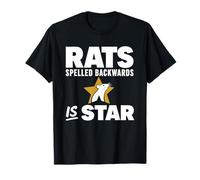 Rats Spelled Backwards is Star Meme Rat Animal Lover T-Shirt