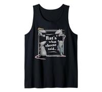 Rats What Cheese Said! Dad Joke Jeu de Mots sur Les Rats Débardeur