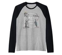 Rats What Cheese Said! Dad Joke Jeu de Mots sur Les Rats Manche Raglan