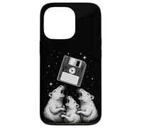 Rats Worship Retro Floppy Disk Nostalgia Coque pour iPhone 13 Pro