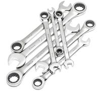 Ratschen-ringmaulschlüssel-sétz, 8-tlg., 8-19 Mm