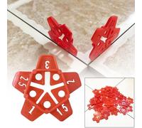 RATSTONE Croisillon Carrelage Autonivelant,Croisillon,5 in 1 Star Joint Spacer 50 pcs, pour des joints de 1 mm à 3 mm avec des croix, aide professionnelle au carrelage pour un carrelage facile