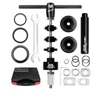 RATSTONE Kit Inférieur De Vélo,Outil De Presse pour Direction Vélo,Extracteur Roulement Velo,Outil De Pressage Professionnel pour BB73 BB86 BB30 BB91 BB92 PF30(Noir)