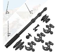 RATSTONE Support de Caméra Moto, Bâton Selfie Invisible de 150 cm avec Double Système de Fixation Guidon, Compatible avec Insta360 & GoPro Caméras d’Action Plusieurs Appareils