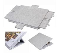 RATSTONE Table Puzzle 1000 Pieces，Support Puzzle，Planche de Pliable avec Support et Housse 2 en 1,Planches Légères avec 6 Tiroirs,Table en Feutre Super Légère (Gris Clair)