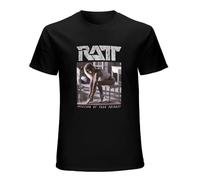 RATT Invasion of Your Privacy Men T-Shirt Black Unisex Tops Casual Tee S
