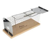 Ratten-Lebendfalle Métal/Bois Cage Pièges à Souris Piège à Rat Köderfalle