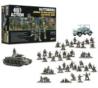 Rattenkrieg - Armée de démarrage d'infanterie vétéran allemande - Miniatures à l'échelle 28 mm pour l'action de boulon très détaillées de la Seconde Guerre mondiale