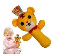 Rattles à main de dessin animé, hochets animaux doux - Enracinement des Hand Rattles | Soft Children Supplies, Portable Development Toy pour la maison, la maternelle, la crèche, le préscolaire