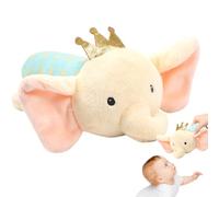 Rattles en peluche, hochet de dentition,Dessin animé en hochet animal doux - Jolie en peluche sensorielle, apaisante de la poupée de secoue à la main pour le développement précoce
