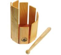 Rattlesnake tambour de gouvernail en bois Lichtbruin