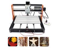 RATTMMOTOR Machine à fraiser CNC, UPGRADE 3018-Pro Machine de fraisage-gravure CNC, Routeur CNC 3 axes commande GRBL, avec commande CNC hors ligne, avec limiteur d'axe X/Y/Z + fonction d'arrêt