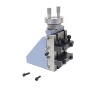 RATTMMOTOR Mini tour vertical Slide Porte-outils en fonte Étau de poteau Outil rotatif Changement rapide Plage de serrage 2,95" pour tour WM180V WM210V