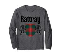 Rattray Clan Scottish Name Blason Tartan Manche Longue