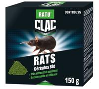 RATU Raticide blé céréales - Spécial rats - 150 g