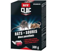 RATUCLAC Rat-souris bloc paraffinés - 300 g