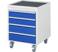 RAU 05-3.6A.11 Serie 7000 Conteneur à roulettes Gris/bleu