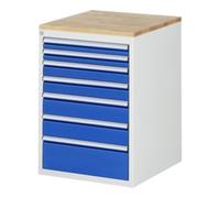 RAU Armoire à tiroirs Rau hêtre-top et 7 x tiroirs L 2x60 2x90 2x120 1x180mm Quantité:1