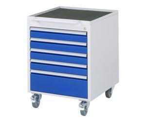 RAU Caisson à roulettes Rau avec 5 tiroirs-L 4x90, 1x180mm Quantité:1