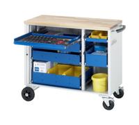 RAU Chariot à outils Rau avec 4 tiroirs hêtre LxPxH 1025x520x890mm Quantité:1