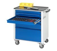 RAU Chariot à outils Rau avec 4 tiroirs métal LxPxH 700x500x860mm Quantité:1