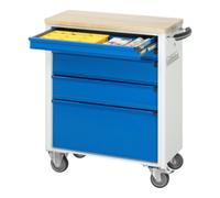 RAU Chariot à outils Rau avec 5 tiroirs hêtre LxPxH 700x350x860mm Quantité:1
