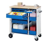 RAU Chariot à outils Rau avec 6 tiroirs hêtre LxPxH 1025x520x1080mm Quantité:1