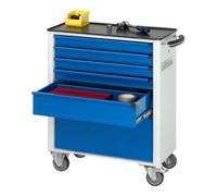 RAU Chariot à outils Rau avec 6 tiroirs métal LxPxH 700x350x860mm Quantité:1