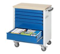 RAU Chariot à outils Rau avec 7 tiroirs hêtre LxPxH 700x500x860mm Quantité:1