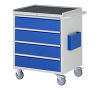 RAU Chariot de montage Rau métal 4x tiroir 4x180mm Modèle XL5.1 LxPxH 770x650x975mm Quantité:1