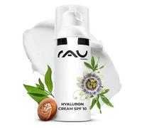 RAU Cosmetics Hyaluron Plus Cream 50 ml - Crème Visage Hydratante avec Protection UV et Acide Hyaluronique - Soin Anti-Âge au Beurre de Karité, Huile d'Avocat et Squalane pour une Peau Repulpée