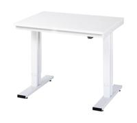 RAU Établi adlatus RAU 300 réglable en hauteur électriquement Plan de travail EGB avec revêtement en résine de mélamine (conducteur de volume) 1000 mm x 800 mm Quantité:1