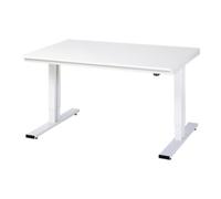 RAU Établi adlatus RAU 300 réglable en hauteur électriquement Plan de travail EGB avec revêtement en résine de mélamine (conducteur de volume) 1500 mm x 1000 mm Quantité:1