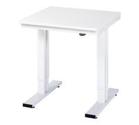 RAU Établi adlatus RAU 300 réglable en hauteur électriquement Plateau de travail EGB avec revêtement en résine de mélamine (conducteur de volume) 750 mm x 800 mm Quantité:1