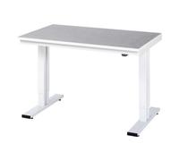 RAU Établi adlatus RAU 300 réglage électrique de la hauteur plateau linoléum/universel 1250 mm x 800 mm Quantité:1