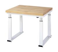 RAU Établi adlatus RAU 600 réglage électrique de la hauteur plateau hêtre massif 1000 mm x 900 mm Quantité:1