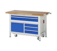 RAU Etabli brut avec châssis abaissable Rau modèle 8922 L 1500 x P 700 x H 920mm Quantité:1