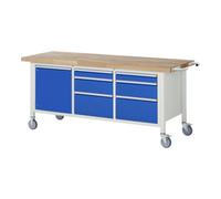RAU Etabli mobile brut Modèle 8570 LxPxH 2000x700x880mm Quantité:1